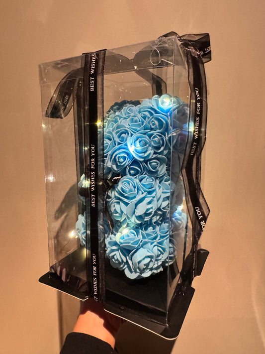 Rose Bear with led lights